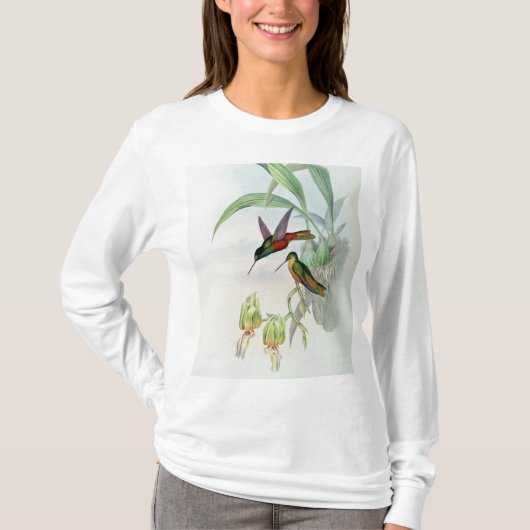 Bonaparte's Star Fronted Hummingbird (gekleurd) T-shirt (Voorkant)