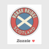 Bonar Bridge, Schotland Sticker (Vel)