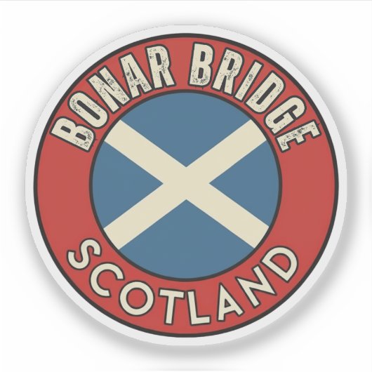 Bonar Bridge, Schotland Sticker (Voorkant)