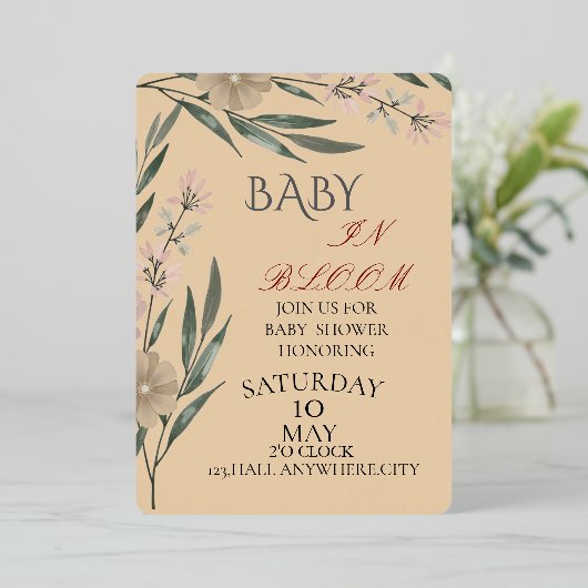 BONATICAL FOLIE UITNODIGING (Staand Voorkant)