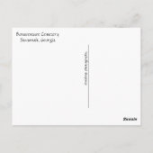 Bonaventure Cemetery Briefkaart (Achterkant)