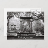 Bonaventure Cemetery Savannah Briefkaart (Voorkant / Achterkant)