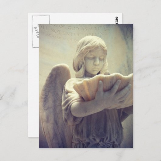 Bonaventure Girl met Shell Briefkaart (Voorkant / Achterkant)