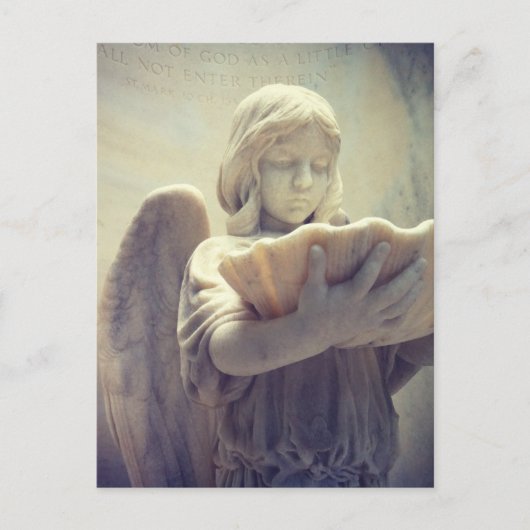 Bonaventure Girl met Shell Briefkaart (Voorkant)