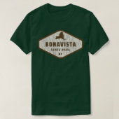 Bonavista State Park New York Tree Log textuur Hou T-shirt (Design voorkant)