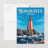 Bonavista-vuurtoren Canada Briefkaart (Voorkant / Achterkant)