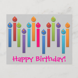 BonBon Party Rainbow Happy Birthday Briefkaart