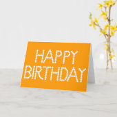 BonBon Party Rainbow Happy Birthday Kaart (Gele Bloem)