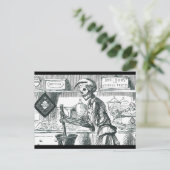 "BonBons for Juvenile Party" - Schaamapotheker Briefkaart (Staand voorkant)