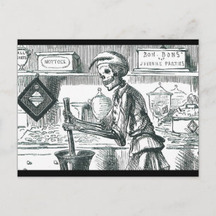 "BonBons for Juvenile Party" - Schaamapotheker Briefkaart