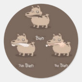 BonChien Ronde Sticker (Voorkant)