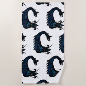 Boncuk Meran Beach Towel Strandlaken (Voorkant)