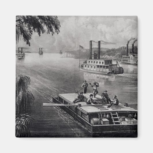 Bond door de rivier magneet (Voorkant)