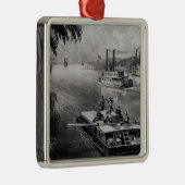 Bond door de rivier metalen ornament (Rechts)