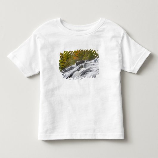 Bond Falls in de Middle Fork van de Ontonagon Kinder Shirts (Voorkant)