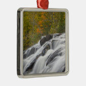 Bond Falls in de Middle Fork van de Ontonagon Metalen Ornament (Rechts)