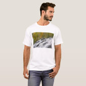 Bond Falls in de Middle Fork van de Ontonagon T-shirt (Voorkant volledig)
