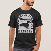 Bond Herfst Flowage Loon Michigan T-shirt (Voorkant)