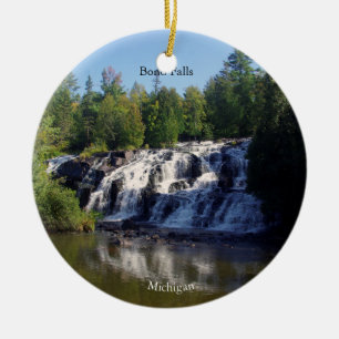 Bond herfst, versierd keramisch ornament