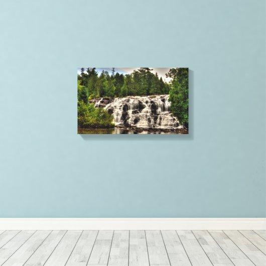 Bond Herfsten, Michigan Canvas Afdruk (Insitu (Houten vloer))