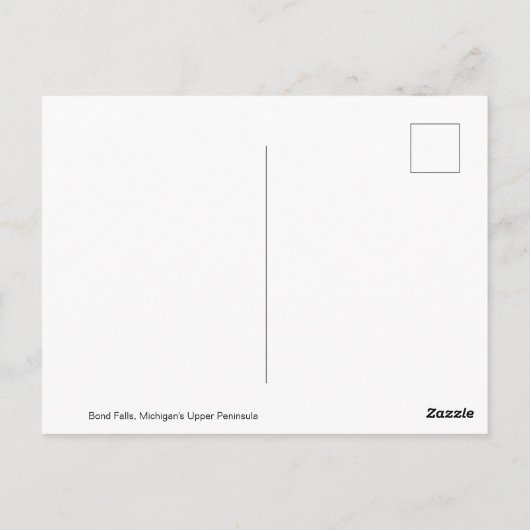 Bond Herfsten, Michigan's Briefkaart op het bovens (Achterkant)