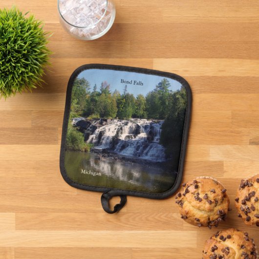 Bond Herfsten Oven Mitt en Pot Houders (Top down)