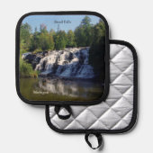 Bond Herfsten Oven Mitt en Pot Houders (Voorkant / Achterkant)