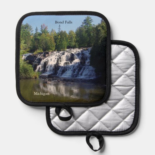 Bond Herfsten Oven Mitt en Pot Houders (Voorkant / Achterkant)