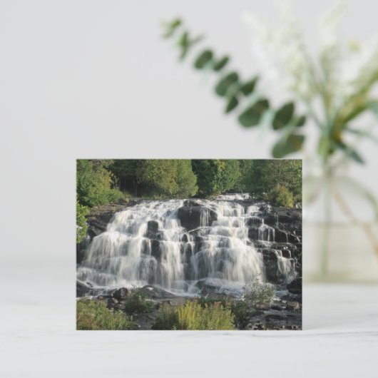 Bond Herfsten, Paulding, Michigan's Opper Peninsul Briefkaart (Staand voorkant)