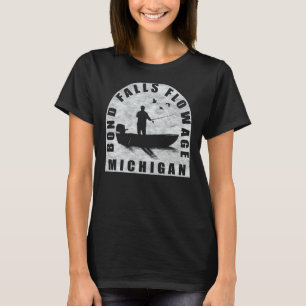 Bond Herfsten Stroomopvoer Vissen Michigan T-shirt