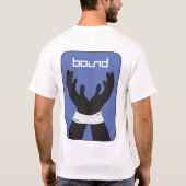 Bond logo op voorzijde/Hands Gelaagde logo op acht T-shirt (Achterkant)