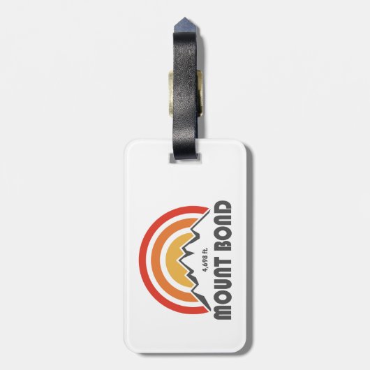 Bond New Hampshire Bagagelabel (Achterkant verticaal)