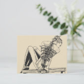 Bond om Perfectie te zijn - shibari touwen Briefkaart (Staand voorkant)