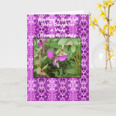 Bond op de trap, stervende dag kaart (Gele Bloem)