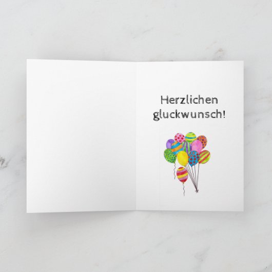 Bond van ballonnen kaart (Binnen)