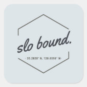 Bond Vierkante Sticker (Voorkant)