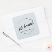 Bond Vierkante Sticker (Envelop)