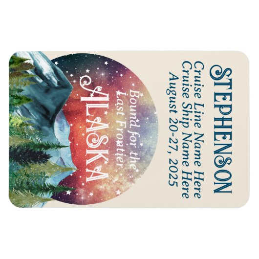 Bond voor de laatste grensdeur van Alaska Magneet (Horizontaal)