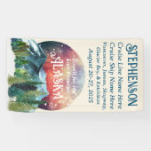 Bond voor de laatste grensdeur van Alaska Spandoek (Horizontaal)