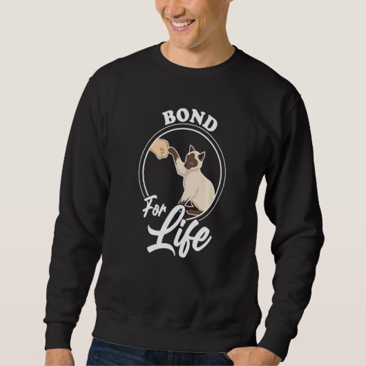 Bond voor een kat voor het leven trui (Voorkant)