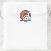 Bondcliff New Hampshire Sun Eagle Vierkante Sticker (Tas)
