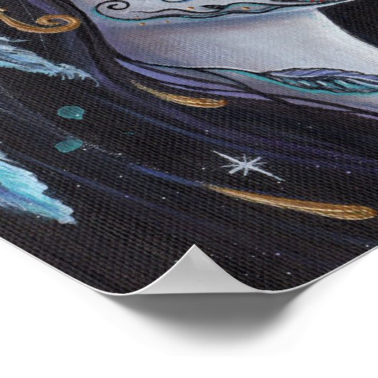 Bonddag van het dode kunst poster van Renee Lavoie (Hoek)