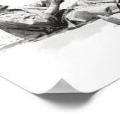 Bonden van Vriendschap: Japans Helpen een Vriend P Poster (Hoek)