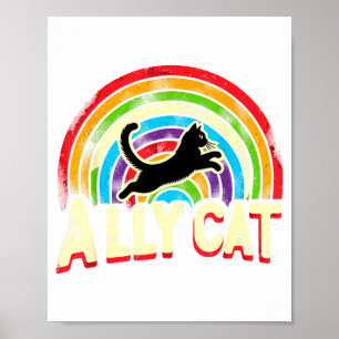 Bondgenoot Kat Lgbt Pride Kat Poster