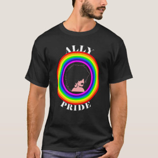 Bondgenoot Pride LGBTQ Gelijkheid Regenboog Lesbie T-shirt