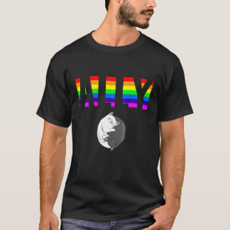 Bondgenoot Pride LGBTQ Gelijkheid Regenboog Lesbie T-shirt
