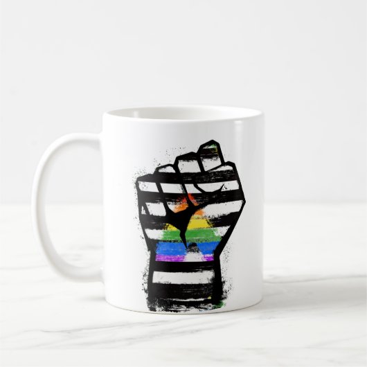 Bondgenoot Pride Vuist Koffiemok (Links)