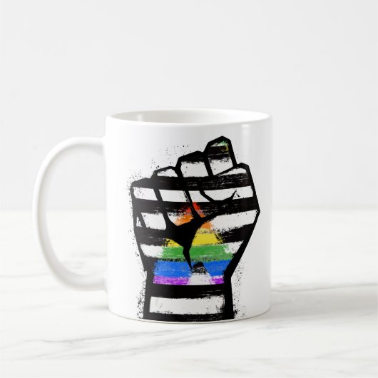 Bondgenoot Pride Vuist Koffiemok (Links)