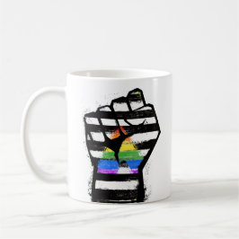 Bondgenoot Pride Vuist T-Shirt Koffiemok