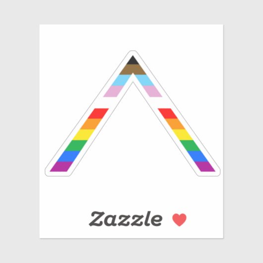 Bondgenoot Progress Pride Sticker (Vel)